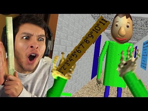 ME CONVIERTO EN EL PROFESOR BALDI Y ATRAPO AL NIÑO !! OMG - Baldi's Basic In Education | DeGoBooM