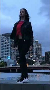 Meika Woollard shooting with Noah Thomas in Melbourne (November 22, 2018)