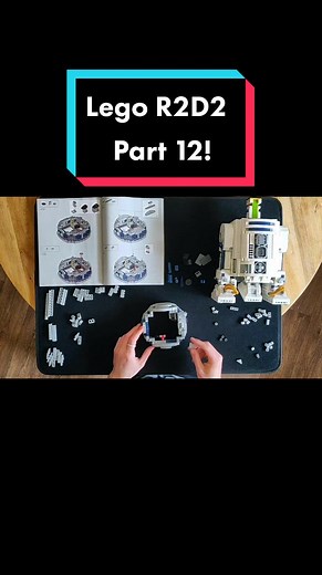 Lego R2D2 Part 12! Only one more part to go! Follow to see it completed! #lego #legos #legostarwars #legor2d2 #legoset #afol #r2d2 #legotimelapse #legoyoutuber #legotiktok #fyp #afolcommunity #legophotography #legomoc #legomania #legoharrypotter #legolordoftherings