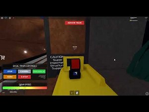 Roblox, Pinewood Computer Core, Driving The Train In Cargo