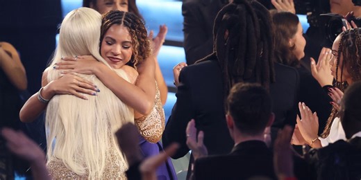 Beyoncé Shared Her AOTY Win With Blue Ivy Carter—See the Best Photos of Them Onstage