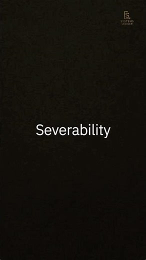 Severability | When One Clause Fails, the System Survives | ASMR