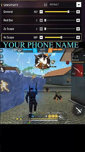 New Headshot Sensitivity Settings 🔥 Free Fire Headshot sensitivity setting 16