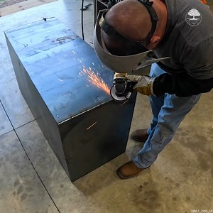 Building a FIREPROOF Solar Battery Rack #solar #solarbatteries #welding #metal #metalwork | The Kelley's country life