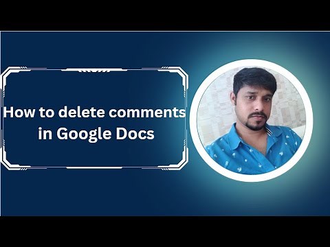How to delete comments in Google Docs