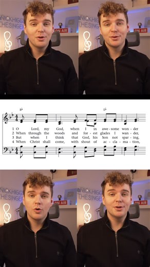 Nick Higgs The Singer on Instagram: "How Great Thou Art #virtualchoir #hymn"