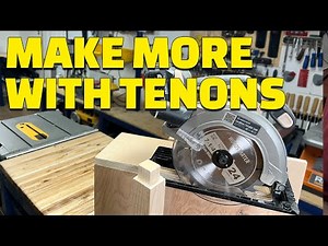 Make More With This Tenon Jig For Circular Saw (WoodStarter)