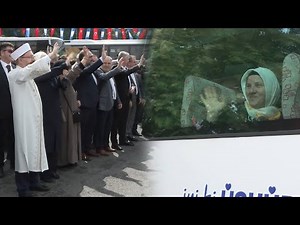 The first pilgrimage convoy was sent off from the Haram