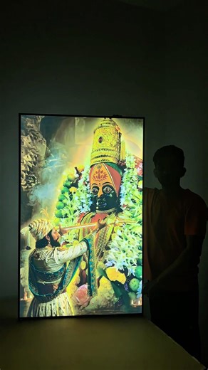 Chh. Shivaji maharaj tulja bhavani led frame available co - 7387769007 #shivajimaharaj #ledframe