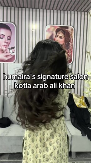 Humaira's Signature Salon Hair Setting