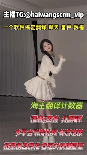 外贸聊天翻译实战，再也不怕聊崩 #ins翻译 #出海翻译软件#instagram翻译#tg翻译#line翻译#fb直接翻译#twitter翻译 TG: @haiwangscrm_vip