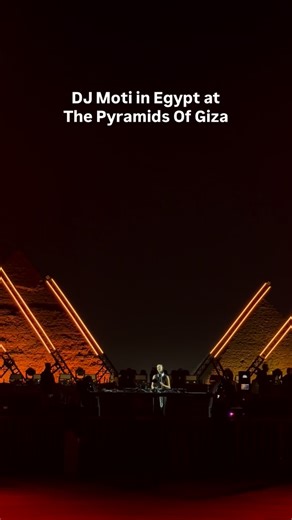 Cairo Spots | DJ Moti took over the Pyramids of Giza as part of the Fideles night, delivering one of her sharpest sets against one of the world’s most... | Instagram