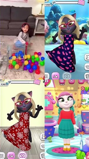 My talking Angela #shorts #cat #talkingangela #reels #trendingshorts #funny #shortsviral