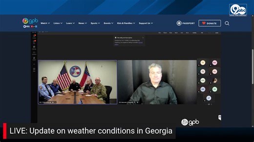 LIVE: Georgia governor shares latest update from state officials on storm conditions and response. | WTVC-TV NewsChannel 9 News