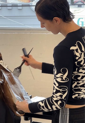 Hair Color Transformation with Foils for Kayla