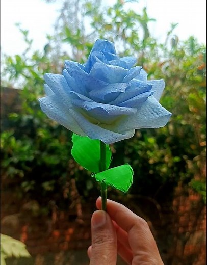 How to Make Aesthetic Rose With Tissues Paper/ Diy Flower Making Ideas/ #diy #craft #rose #shorts