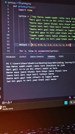#coding #lifeisbutadream #python #Code With Me 💻 #Daily Coding 🔥 #Coding Life 👨‍💻 #Debugging Day 😅