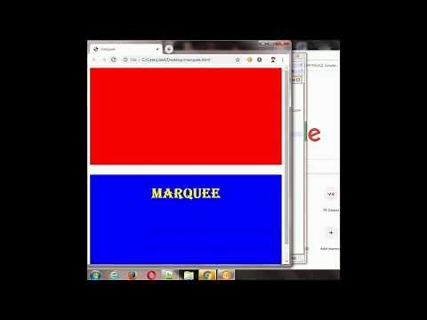 HOW TO PUT MARQUEE IN HTML USING NOTEPAD++