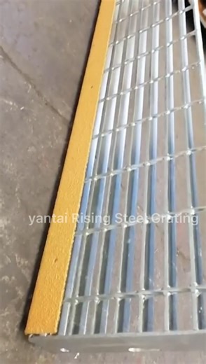 Webforge T6 Steel Steps for Outdoor with Yellow Abrasive Nosing Non slip Steel stair tread