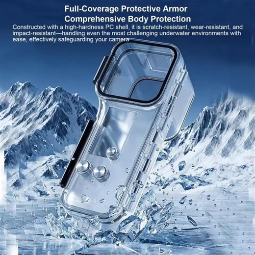 Waterproof Diving Housing Case For DJI Osmo Pocket 4 Underwater Diving Protective Shell For Osmo Pocket 4 Accessories | Lazada PH