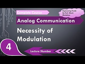 Necessity of Modulation or Needs of Modulation in Analog Communication by Engineering Funda Video Lecture | Crash Course for GATE ECE (English) - Electronics and Communication Engineering (ECE)