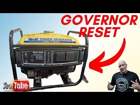 How To Properly Set the Governor On A Generator Or Small Engine