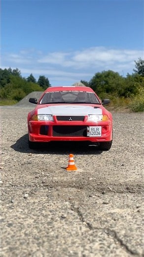 Accuracy testing with the Mitsubishi Evo!