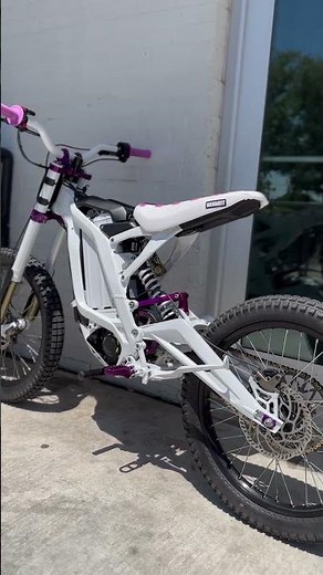 New white and purple surron built by wekoatit💜