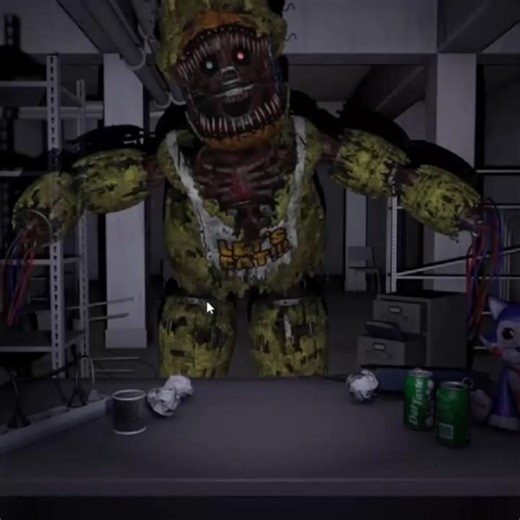 Nightmare Chica with William Afton Inside – FNAC 2 (FNaF Jumpscares)