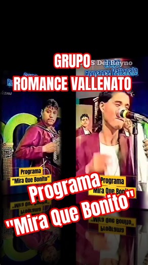 The group "Romance Vallenato" appeared on Channel 12's program "Mira Que Bonito"