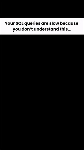 Mr.K | Data Engineer on Instagram: "Follow @mrk_talkstech for more info #SQL #SlowQueries #SQLIndexing #DatabasePerformance #QueryOptimization #SQLTuning #IndexTuning #ExecutionPlan #DatabaseIndex #SQLPerformance #OptimizeQueries #DBA #SQLServer #MySQL #PostgreSQL #OracleSQL #CompositeIndex #CoveringIndex #ClusteredIndex #NonClusteredIndex #QueryExecution #DatabaseDesign #PerformanceTuning #SQLBestPractices #DataEngineering #BigDataSQL #SchemaDesign #RDBMS #TechTips #BackendPerformance"