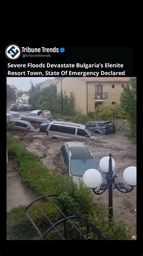 Severe floods have struck Elenite, a coastal resort town in Bulgaria, located in southeastern Europe, where shocking footage shows dozens of cars being swept away by powerful water currents. The devastation has left residents across the country in shock as rescue operations continue in the affected areas. Authorities in Bulgaria have confirmed at least three deaths, including two rescuers, while hundreds have been evacuated. A state of emergency has been declared along the Bulgarian Black Sea co