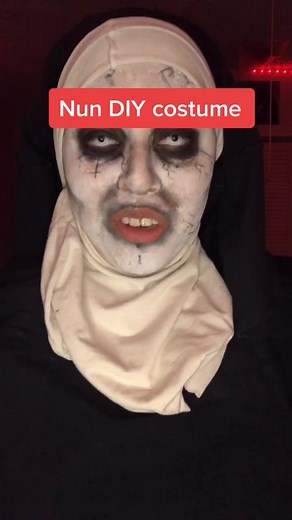 DIY Nun costume but definitely for pictures/video purposes lmao #fyp #halloween #nun #DIY #halloweenishere