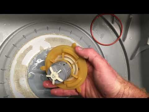 Removing pump rotors on a Dish Drawer