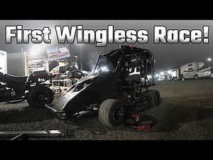 My First Actual Wingless Outlaw Kart Race! (Roseburg Indoor)