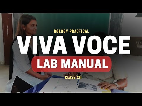 LAB MANUAL Viva Voce | Biology practical | Class 12