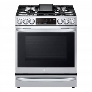 Reviews for LG 6.3 cu. ft. Smart Slide-In Gas Range with ProBake Convection & Air Sous Vide in PrintProof Stainless Steel | Pg 1 - The Home Depot