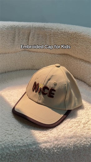 Cotton baseball cap for kids. #cap #baseballcap #capforkids #kidscap #embroidedcap