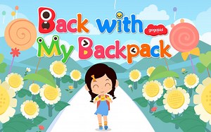 【抖音热门英文儿歌】gogokid：我的包包里有什么呢？Back with My Backpack