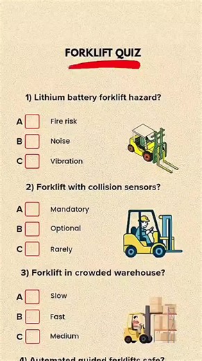 Essential Forklift Safety Quiz for Warehouse Workers