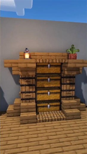 Minecraft Storage Design! :) #minecraft #shorts