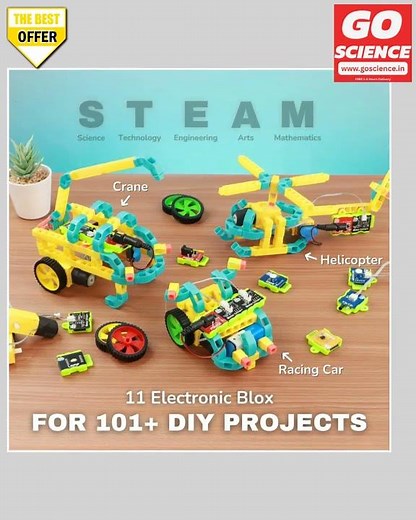 101 DIY Robotics Kit | Robotics Science Kits 101+ Plus projects | Witblox