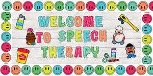 Welcome To Speech Therapy Bulletin Board for speech room Printable Bulletin Boar
