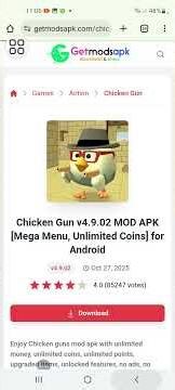 como instalar o mod menu Chicken Gun