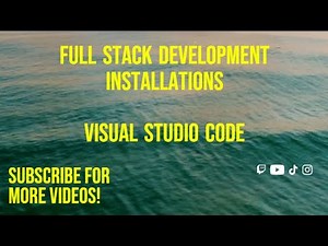 Download and Install VS Code for Full Stack Development (Step-by-Step)