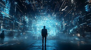 Cyberspace, Futuristic, Technology. Free Stock Video