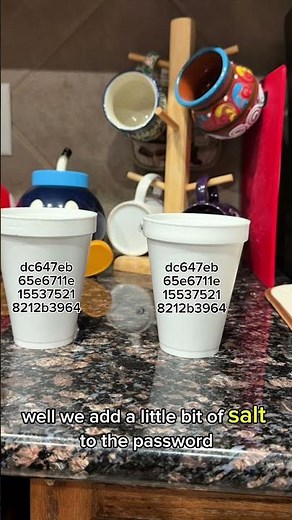 Salting passwords with coffee