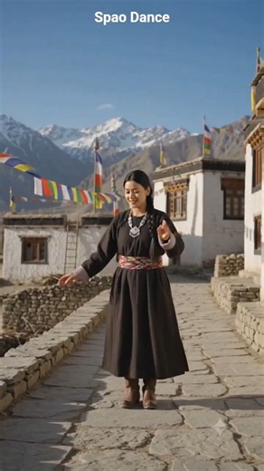 Grace of Ladakh: Traditional Spao Dance in the Himalayas #shorts #viral #trending #charmsofindia