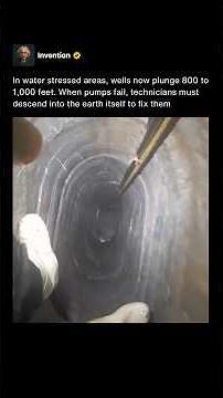 People Now Descend 1,000 Feet Underground Just to Reach Water 💦 #shorts