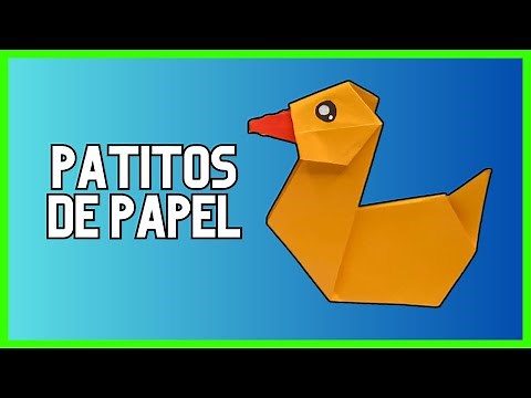 ⩥ COMO HACER PATITOS DE PAPEL | ORIGAMI